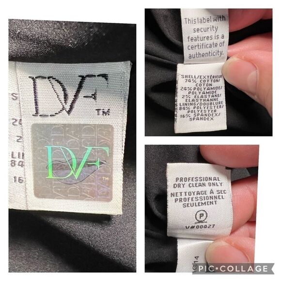 Diane Von Furstenberg Pentra Jacquard Fitted Stretch Sleeveless Sheath Dress 8 - Picture 12 of 12